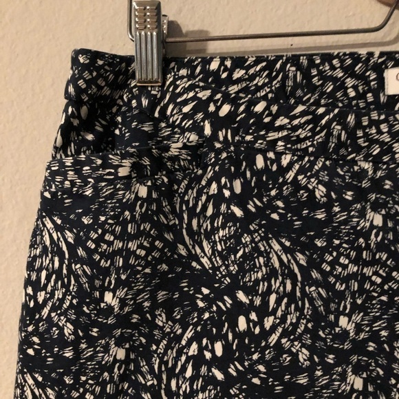 Coldwater Creek navy patterned cropped pants - Picture 8 of 15
